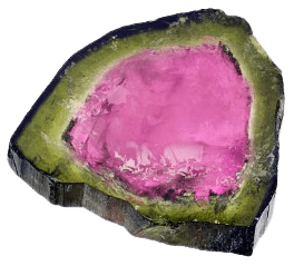 Pierre précieuse Tourmaline Melon d'eau